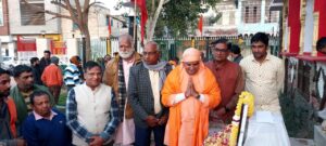 Tribute paid in Bau Dham Peethadhishwar Ratinath Maharaj Jhunjhunu